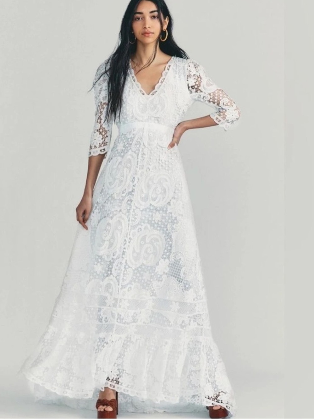 Loveshackfancy Cloud Crocheted Lace Maxi Dress - Picture 7 of 15